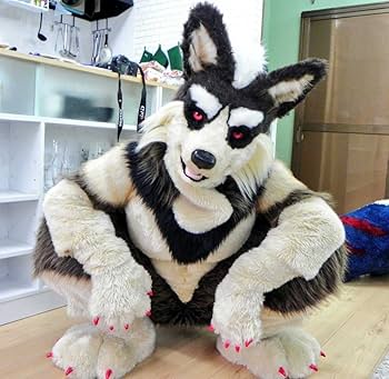 オオカミ　ケモノ　着ぐるみ　マスク　コスプレ　コスチューム　一式 オオカミ ケモノ 着ぐるみ マスク コスプレ コスチューム 一式