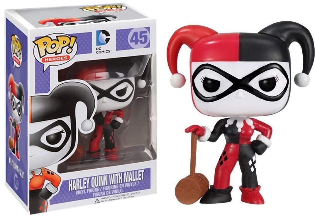 Amazon.com: Funko POP! Heroes: Harley Quinn with Mallet : Toys & Games