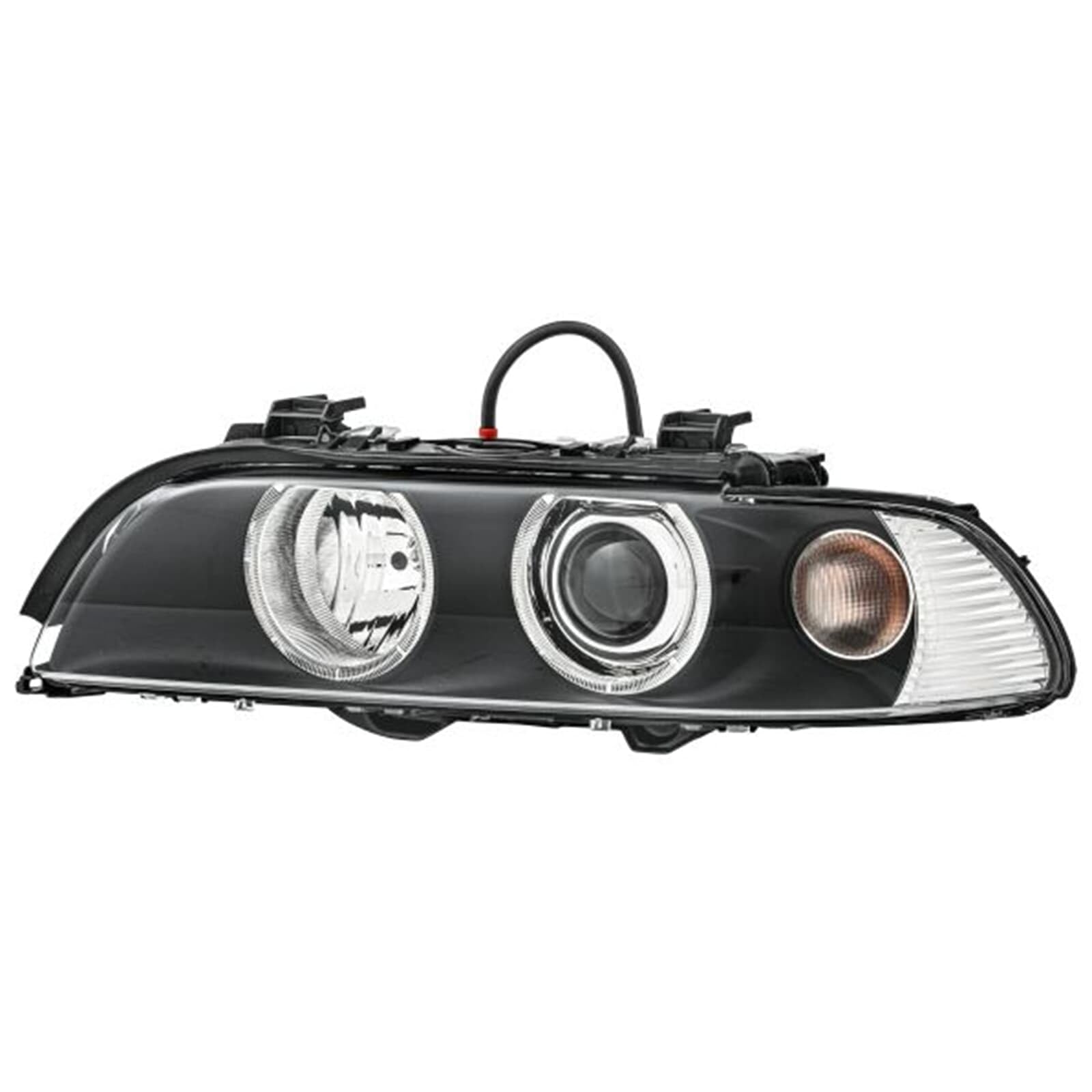HELLA 1LL 008 052-591 DE/Halogène/Xénon Projecteur principal - pour p.e. BMW 5 (E39) - noir - ECE - pour circulation à gauche - gauche