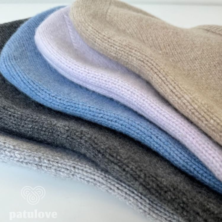 Kinder Sturmhaube Denim Merino & Cashmere, warme Winter Mütze für Jungen und Mädchen, Windschutz aus Merinowolle und Kaschmir, thermoregulierende Sturmmaske