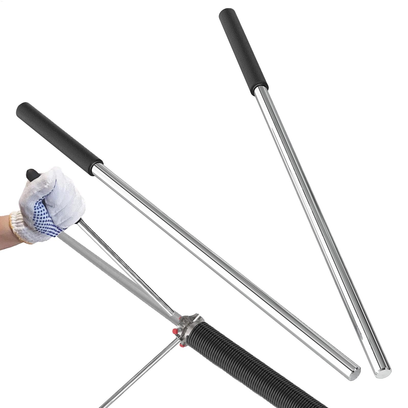 Garage Door Winding, Torsion Spring Rod, 17,2 in/43,56 cm 0,5 in/1,27 cm Compact Hardware Tool, Home Repair Accessory, Garage Maintenance Kit, Gift for Father Boyfriend 45# Steel