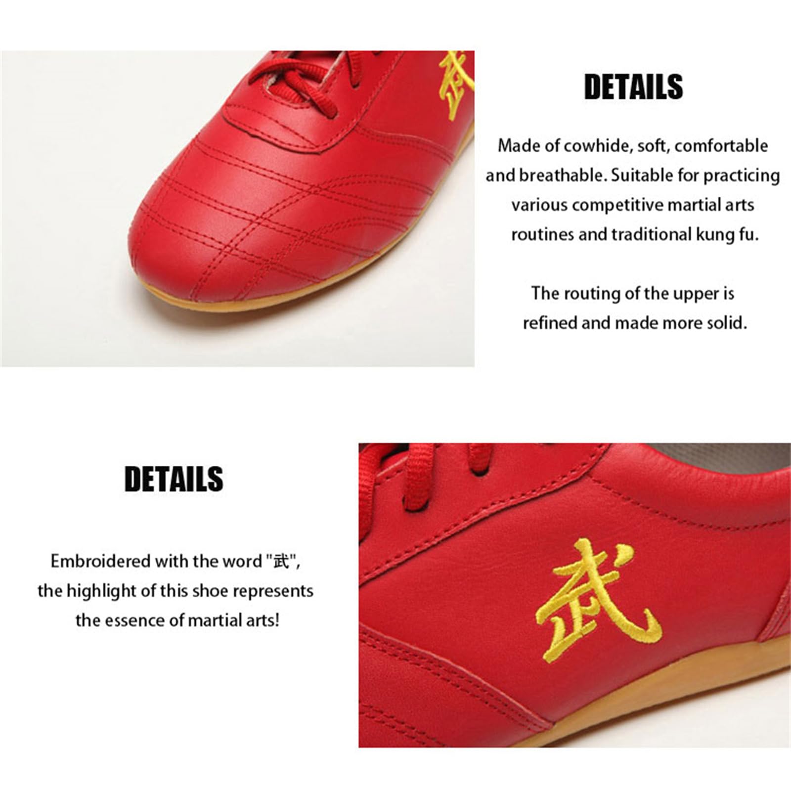Scarpe da Ginnastica Sportive Unisex per Taekwondo, Boxe, Kung Fu, Tai Chi - Leggere e Resistenti in Pelle PU con Suola Oxford Antiscivolo - Perfette per Tutti i Livelli di abilità