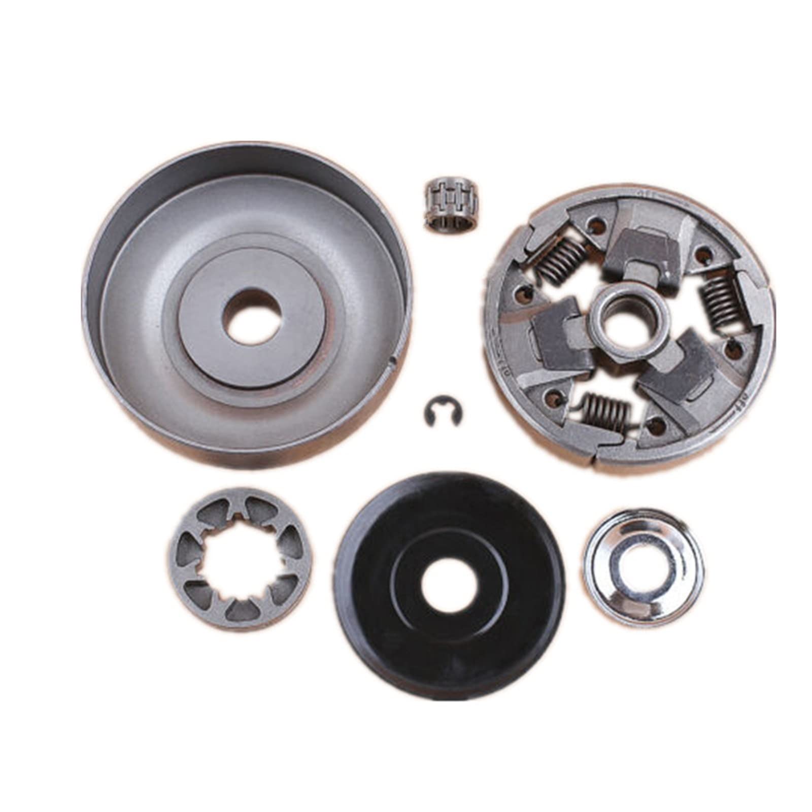 Juego de piñones de llanta de arandela de tambor de embrague compatible con motosierra STIHL 026 MS260 024 MS240 325-7