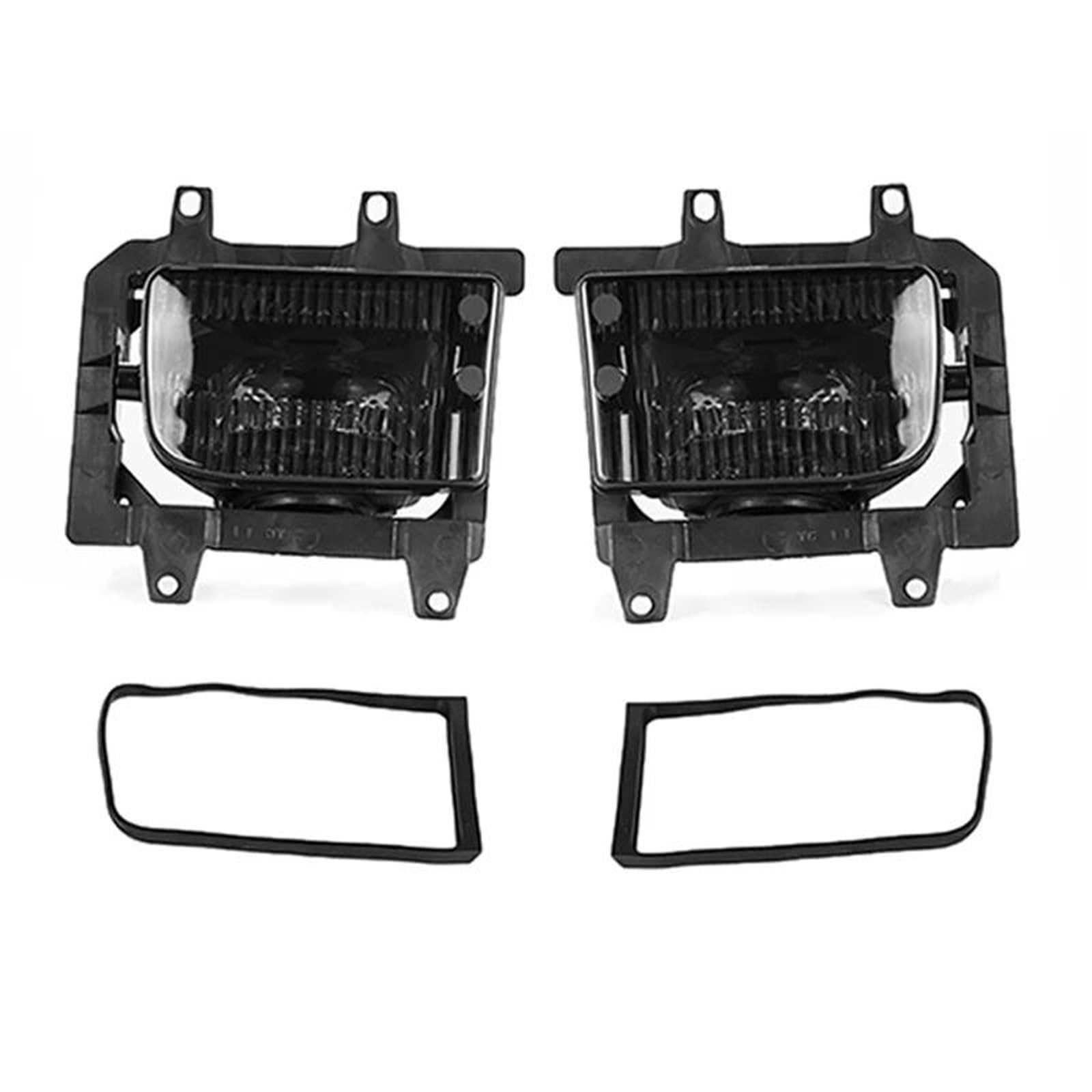 Ensemble de phares antibrouillard E30 325e boîtier noir étanche sans ampoule led - 5