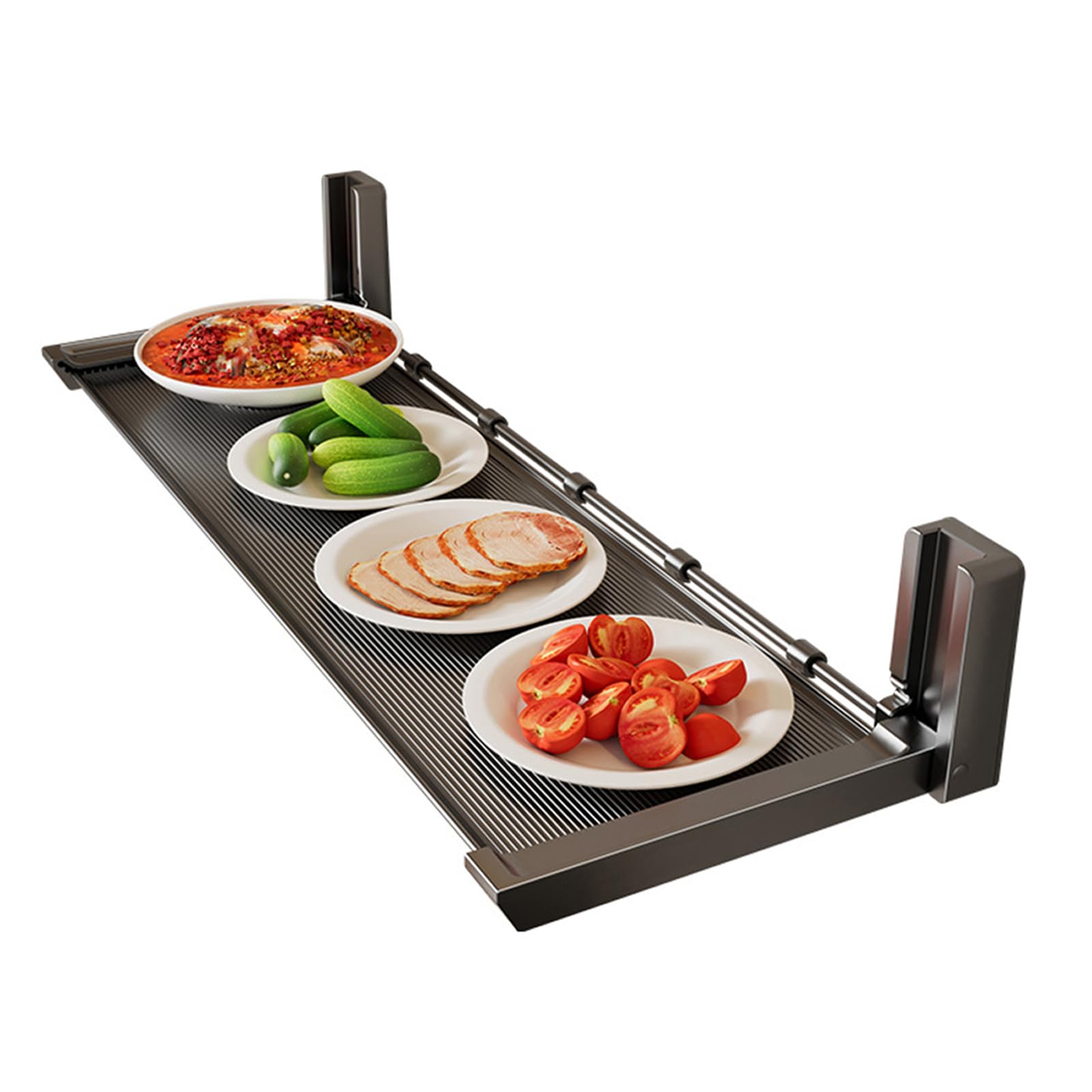 Shelf,39cm, Estante De Almacenamiento Plegable para Montar En La Pared Estante De Aluminio Plegable para Montar En La Pared Pequeño para Sala De Estar, Cocina, Baño, Balcón