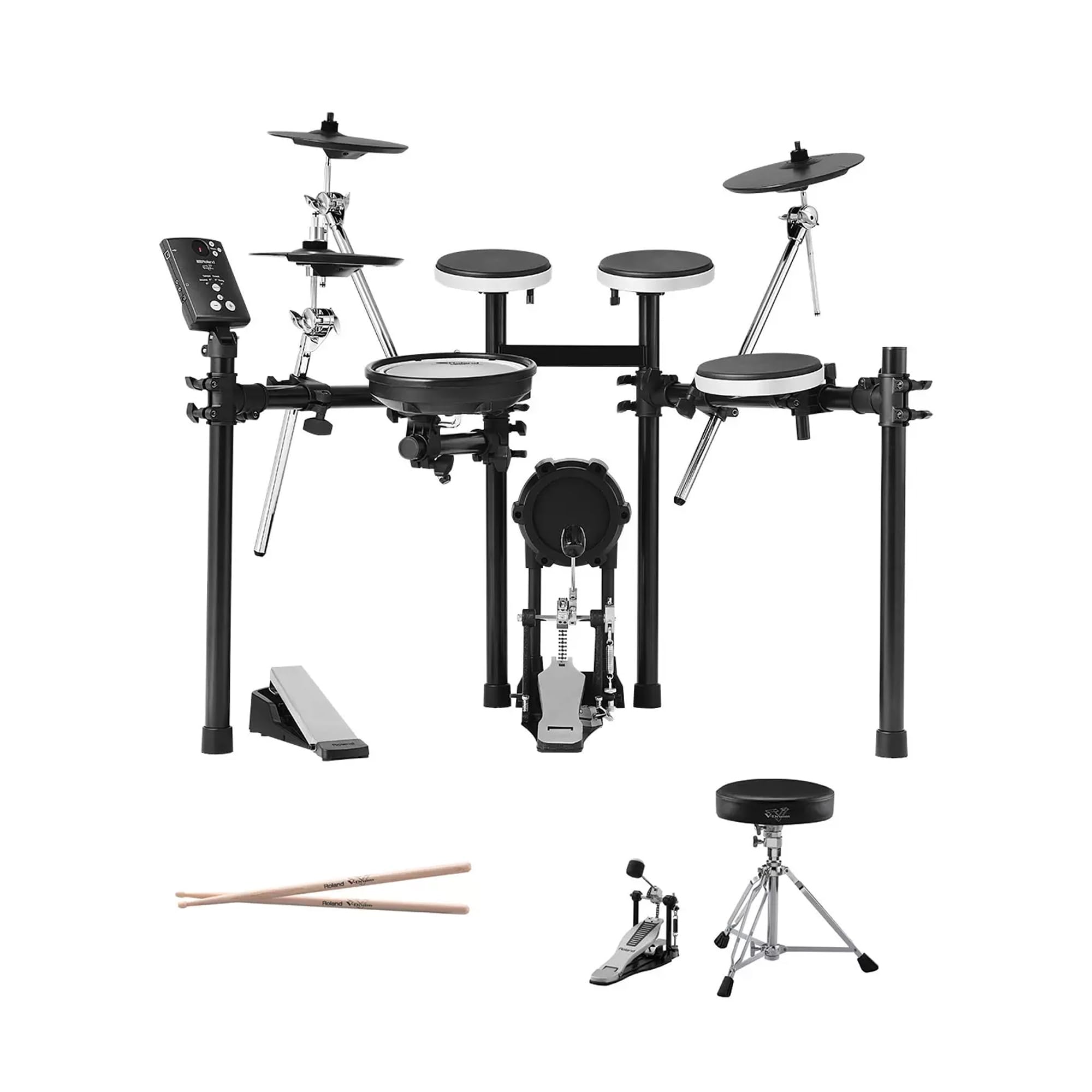 Roland TD-E1 Electric Drum Kit With DAP-3X Accessory Kit