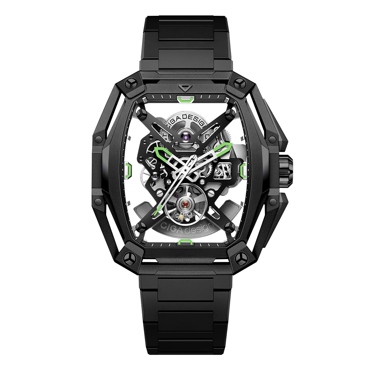 CIGA Design Hunter Orologio Meccanico Automatico Uomo | Scheletratura Fronte-Retro