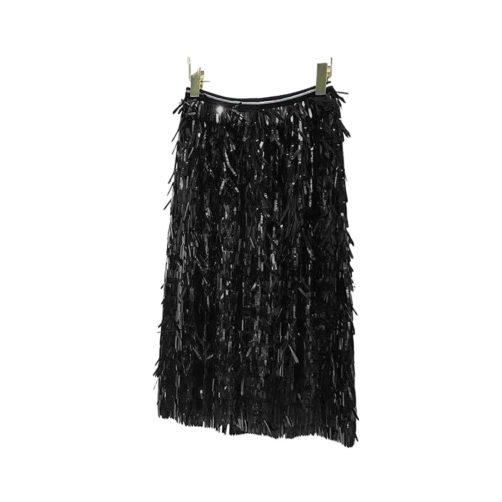 Donne alla Moda Casual Sexy Paillettes avvolgenti Glutei gonne Super abbagliante colorato Nappa Vita Alta Mezza Lunghezza Gonna per Le Feste