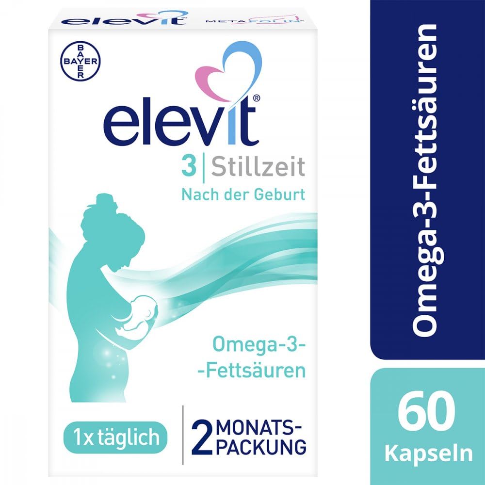 Elevit 3 Stillzeit Kapseln, 60 St. Kapseln