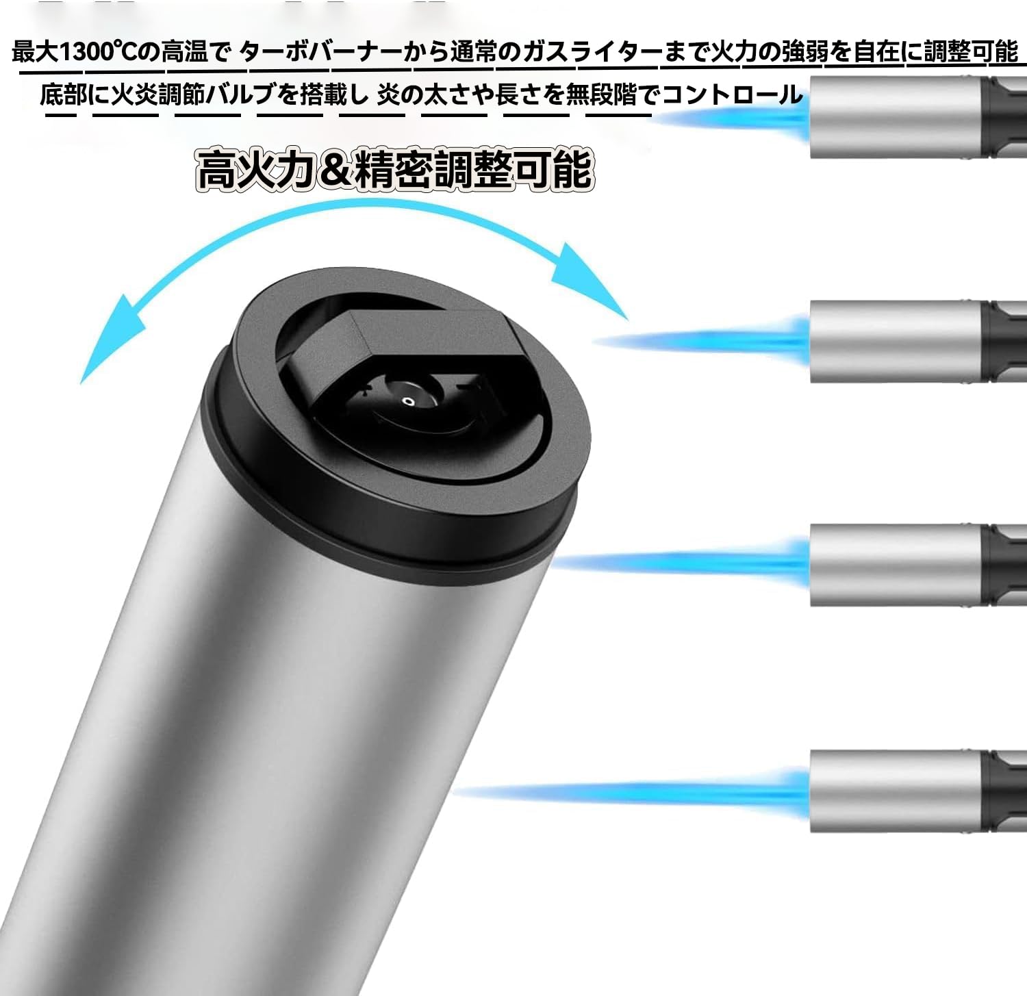 ガスライター Amazon.co.jp: ターボライター ガス注入式【2025新型】充填式