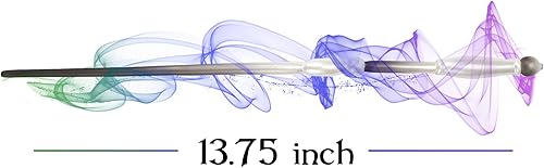 Miniatura 3 de Cottage Garden - Pieza de ajedrez de garra de perla ombre, 13.7 pulgadas, resina coleccionable, bruja mago para cosplay, varita mágica