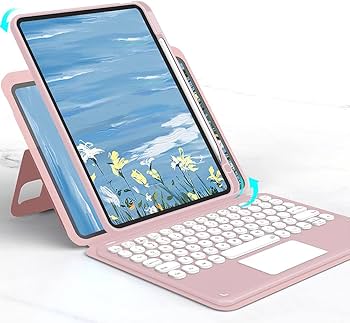 Apple iPad Air ローズゴールド ケース、キーボード、ペンシル付き Amazon | 2024 iPad Air 11 インチ/iPad Air 第5世代/4世代