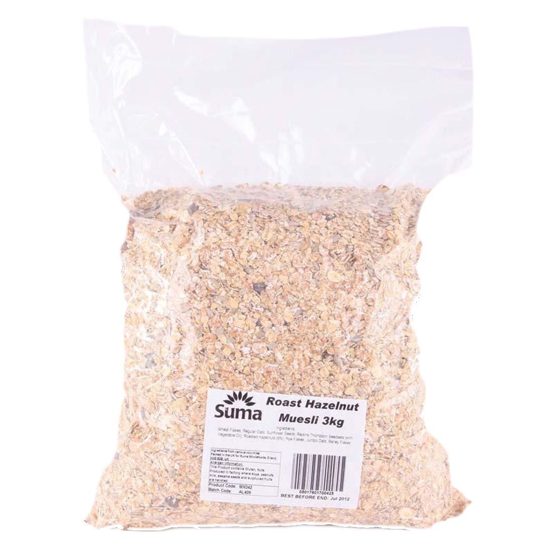 Suma Bulk Muesli | Roast Hazelnut Muesli | 3KG