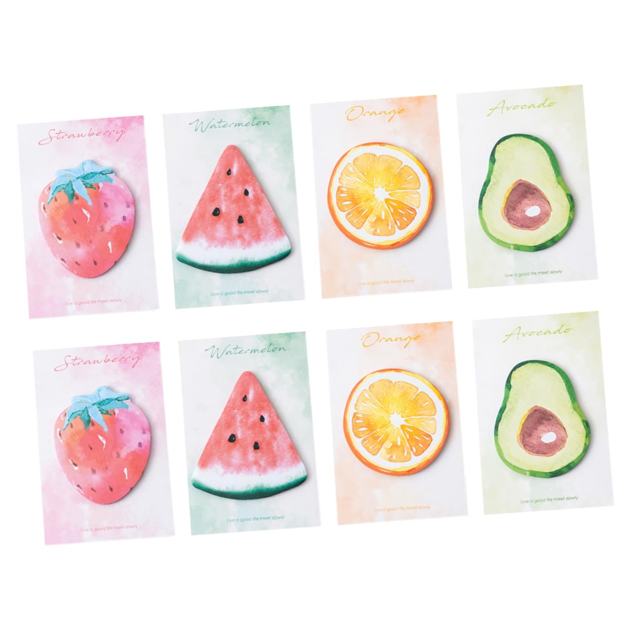 SHINEOFI 5 Pièces 8 cahier de notes pour coloré mémo à la maison autocollants blocs-notes compacts note de bureau stickers blocs-notes autocollants mémo stickers Papier