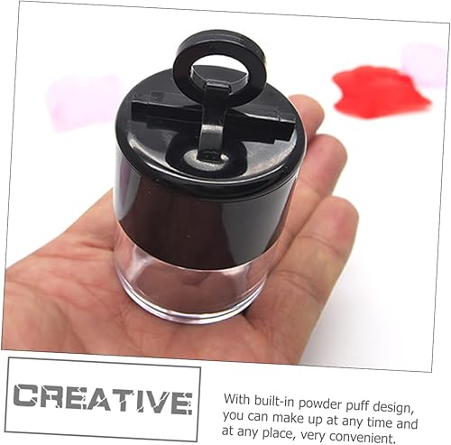 Miniatura 7 de Beaupretty Soplo portátil hermético del polvo del maquillaje de la caja del polvo de los cosméticos con el envase vacío
