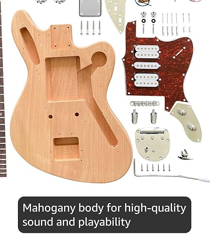 Amazon.com: Fistrock DIY Electric Guitar Kit Beginner Kit 6 String