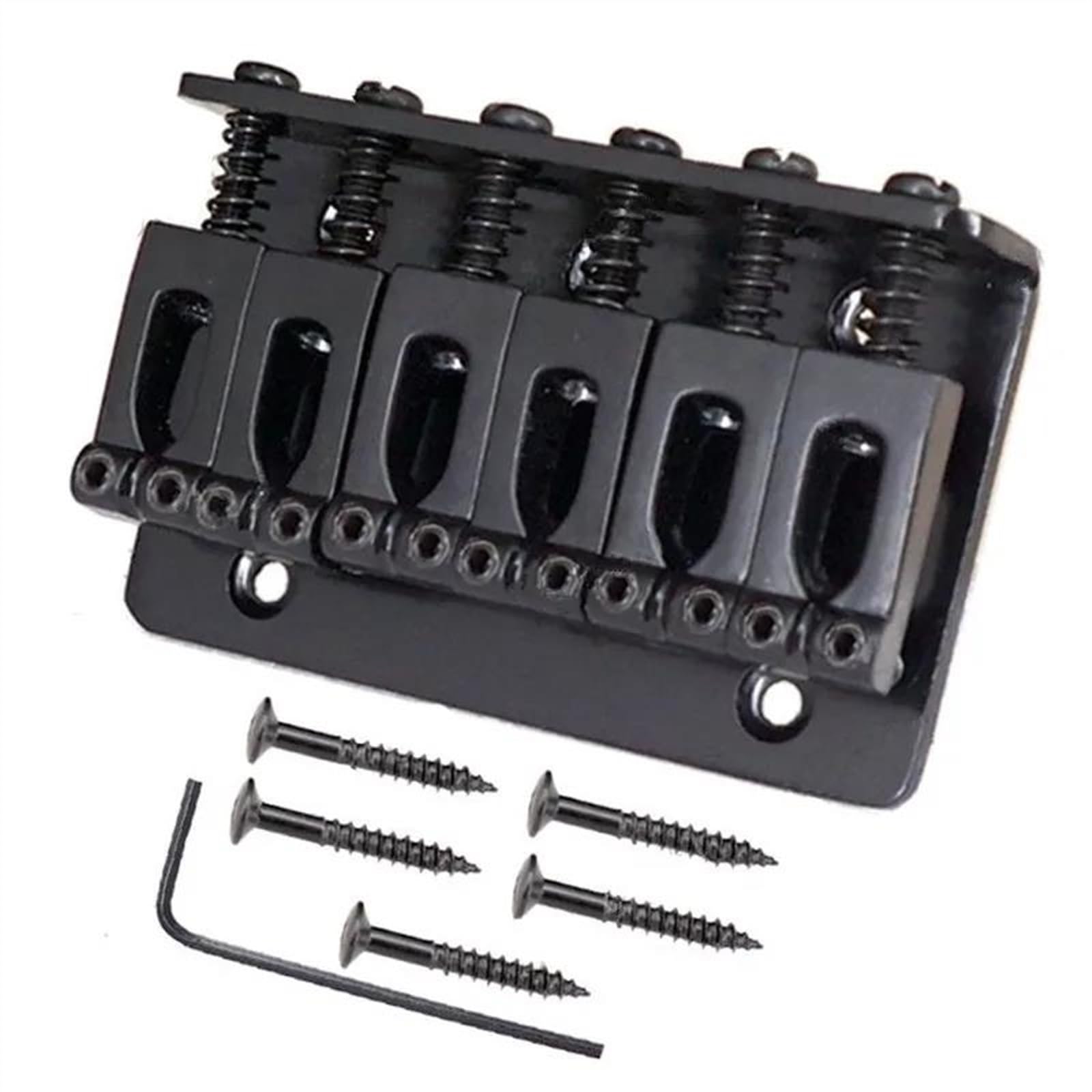 Zestaw Czarna Gitara Elektryczna Top Load 6 Strun Mostek Siodłowy Akcesoria Instrumentów Muzycznych Części