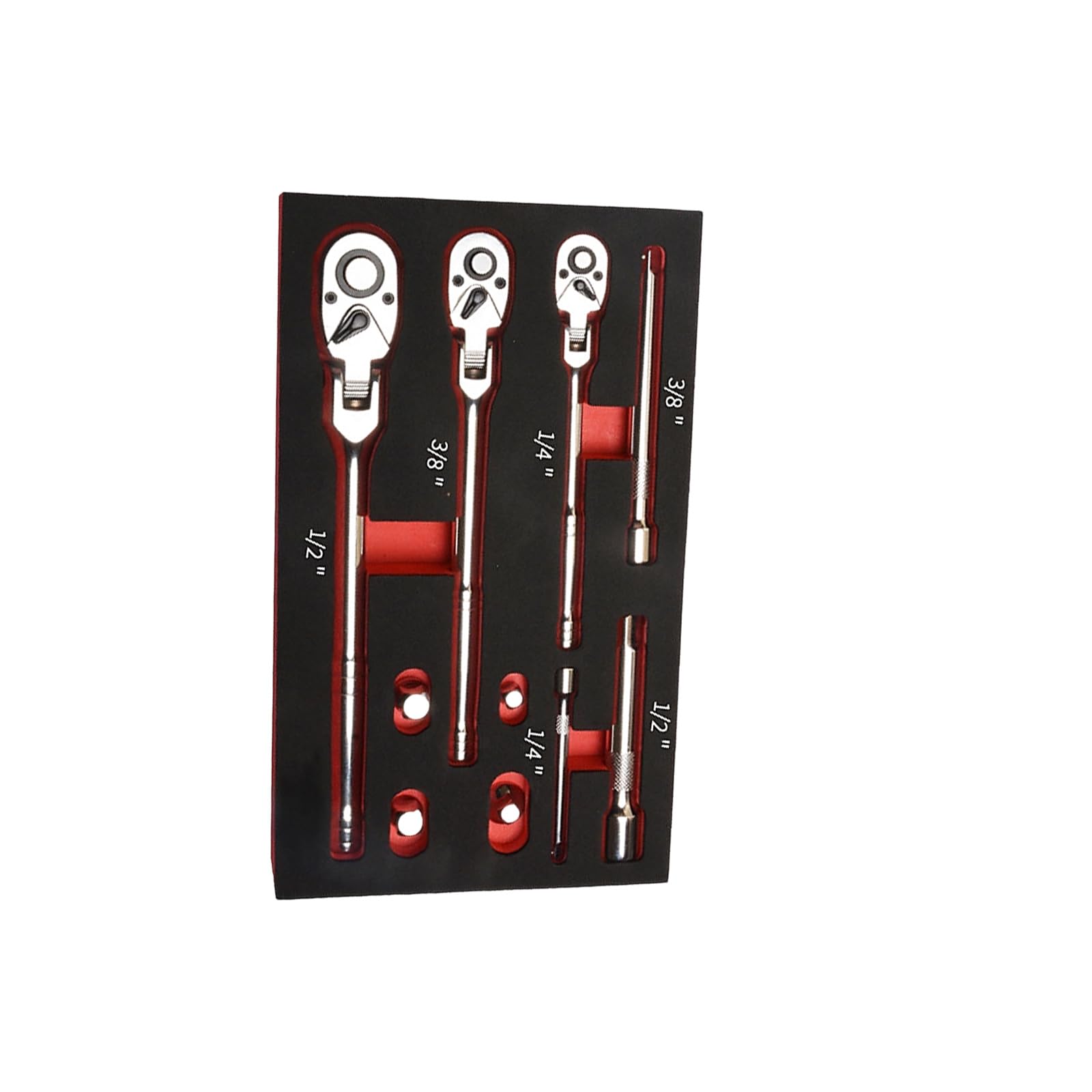 Kaccde 10Pcs Long Handle Adjustable Head Tool Set For Confined Spaces With 180 Degree Rotation And Easy Release Function Hand Tools