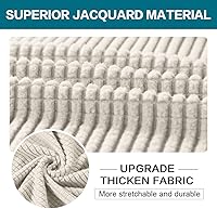 Vista 191 de Turquoize 2 fundas para silla, fundas para silla de sala de estar, sofá, funda de sofá con fundas de cojín individuales, fundas de muebles para Azul