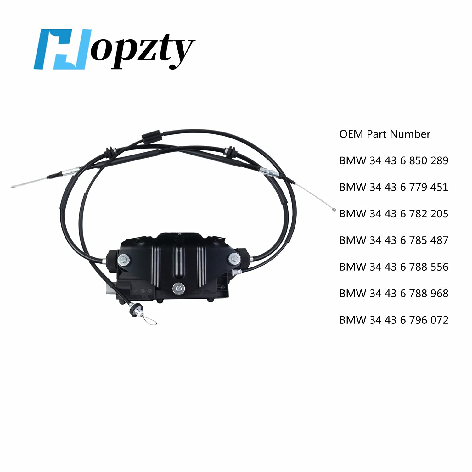 Actuador de freno de mano con unidad de control 34436850289 Compatible con X5 E70 2007-2013, X6 E71 E72 2008-2014 # 34436779451 34436782205 34436796072
