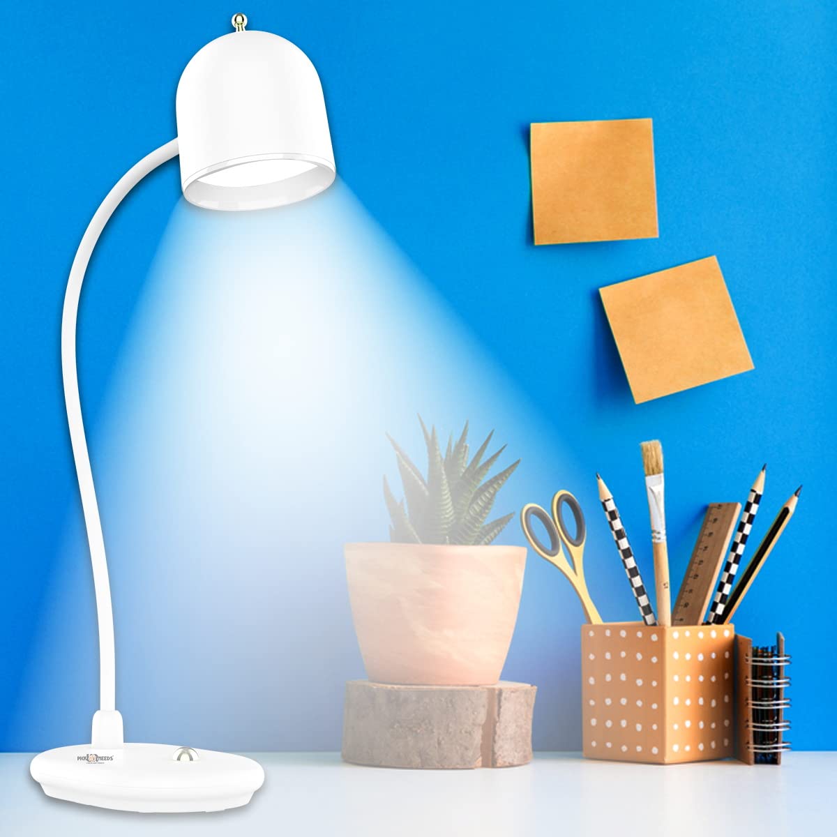 Pick Ur Needs White Desk Lamp Rechargeable For Study Lamp/Table Lamp Led Eye-Caring With Usb Charging Cable Touch Control Flexible Head (B08RCT2DNK) Amazon Price History, Amazon Price Tracker