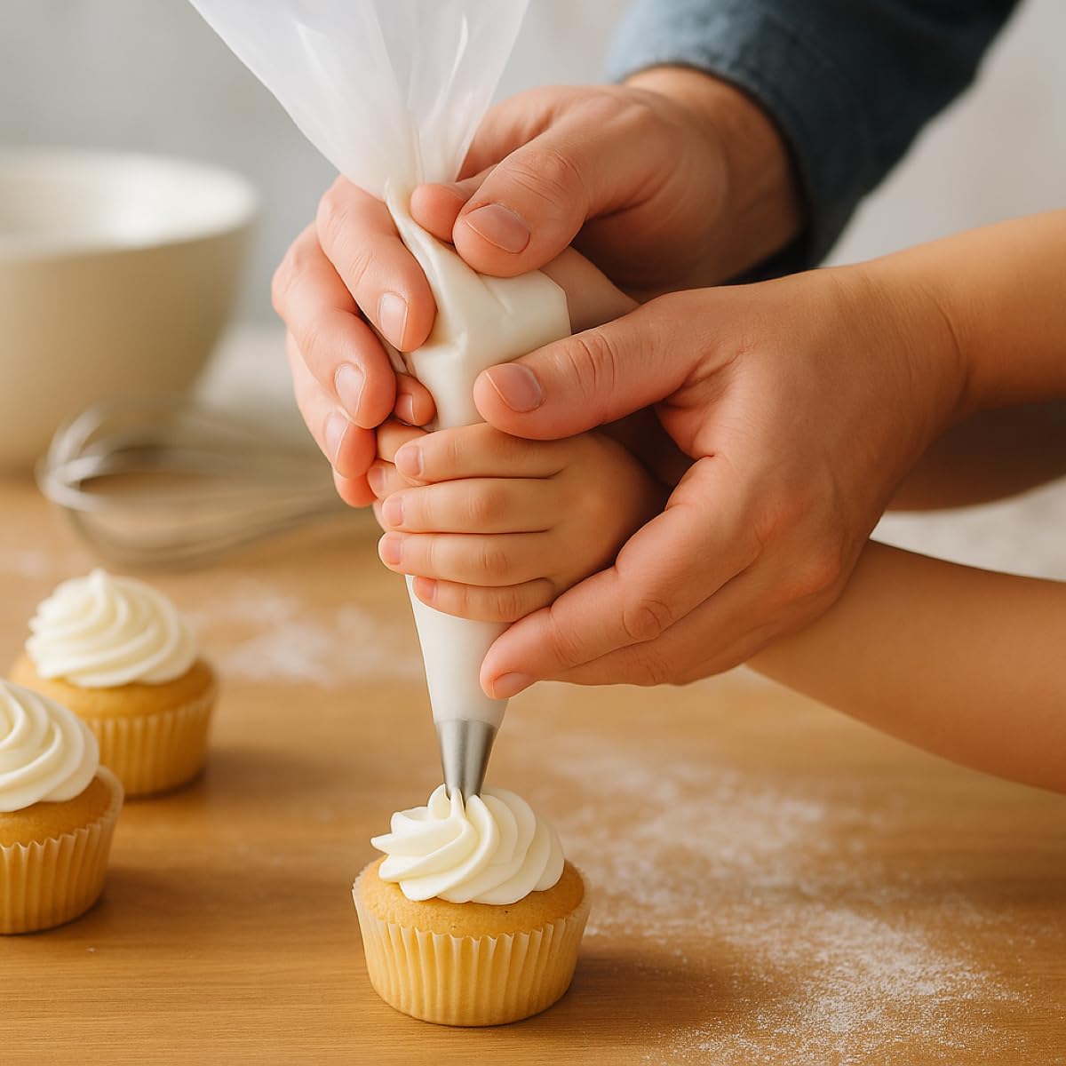 Mrs. Anderson's Baking Einweg-Spritzbeutel, BPA-frei, leicht zugängliche Spenderbox, 100 Stück