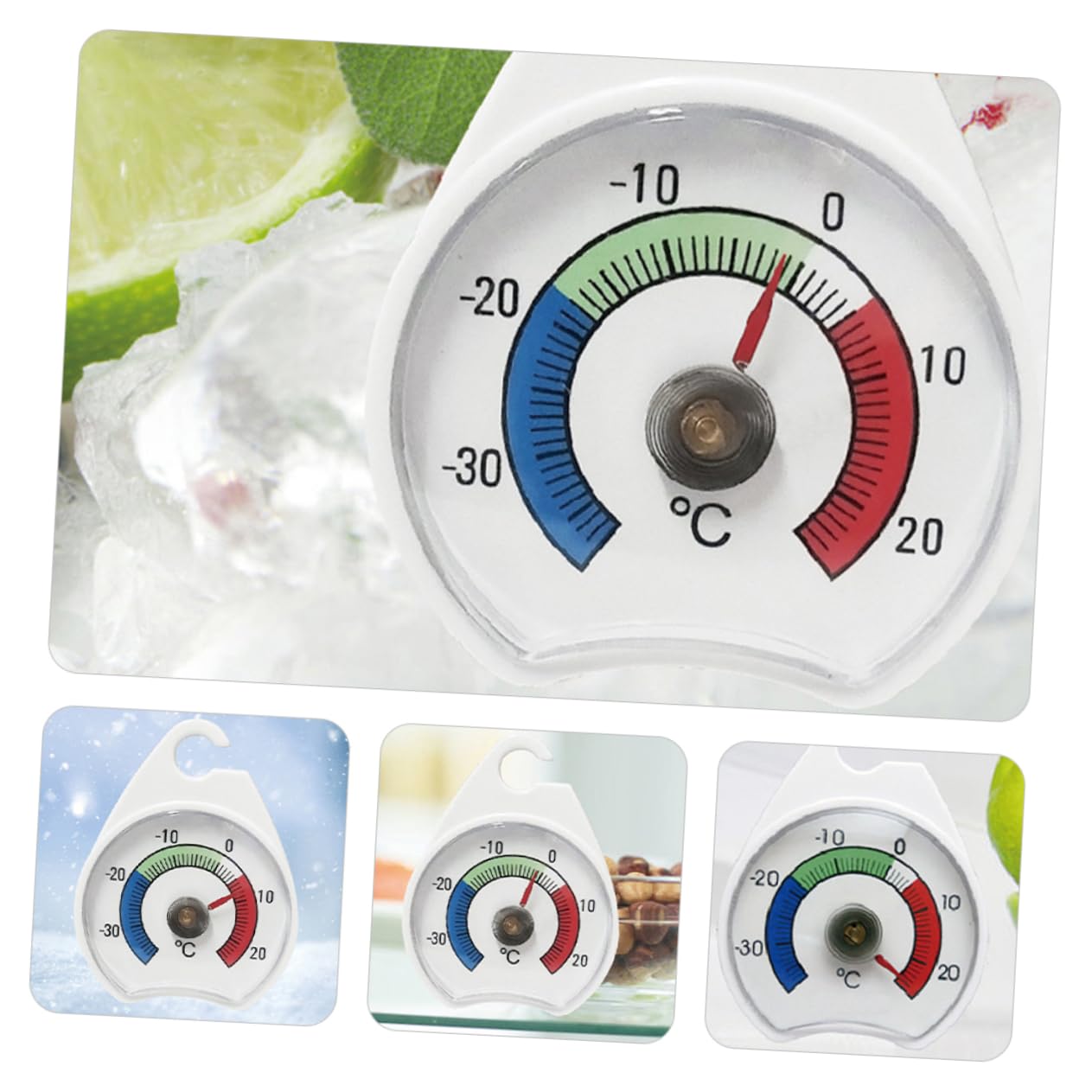 OFFSCH Supermarket Fridge Thermometer Precision Digital Thermometer for Cooking Fridge Temperature Monitoring