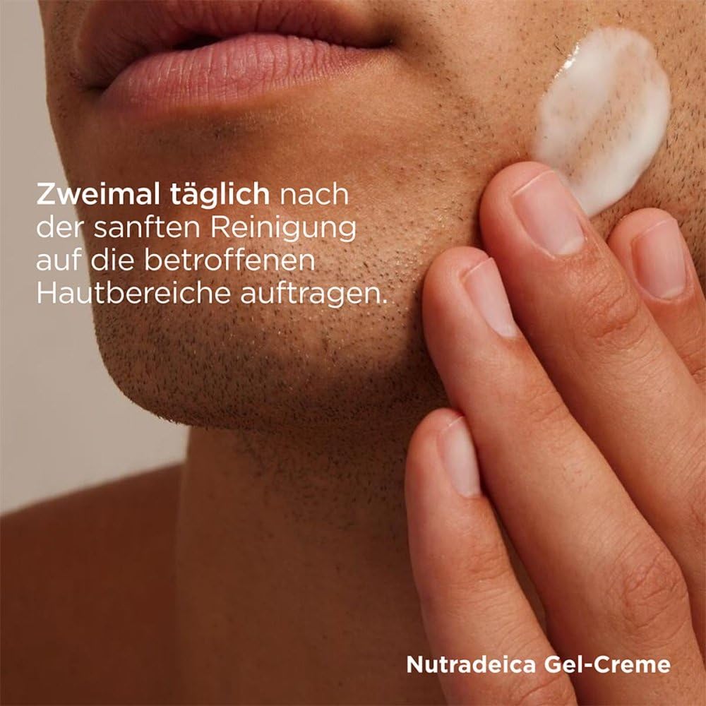 ISDIN Nutradeica Seborrheic Skin Gel Crema Viso (50 ml) | Idrata, Lenisce e Opacizza | Per Pelli a Tendenza Seborroica | Uso Quotidiano