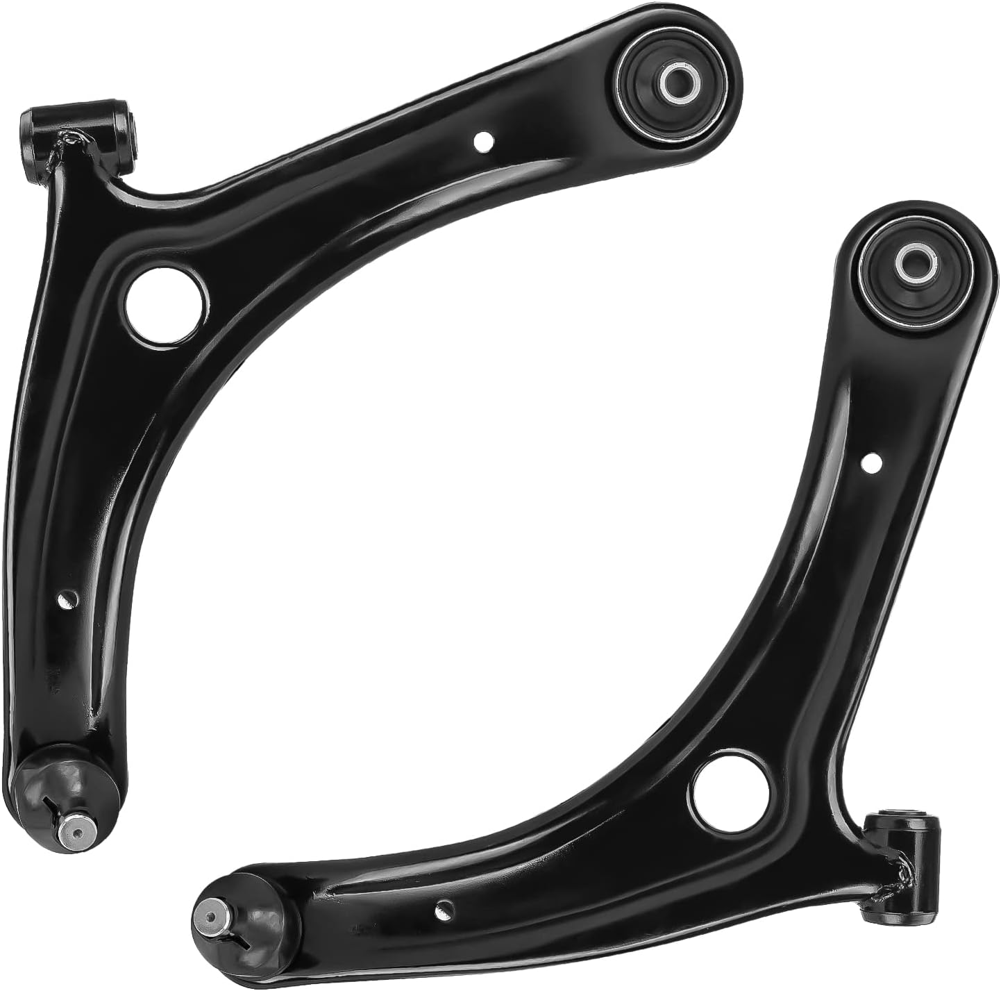 Front Lower Left & Right Control Arm & Ball Joint Assembly Replacement Suspension Kit for 2007-2017 Jeep Compass/Patriot 2007-2012 Dodge Caliber (2pc)