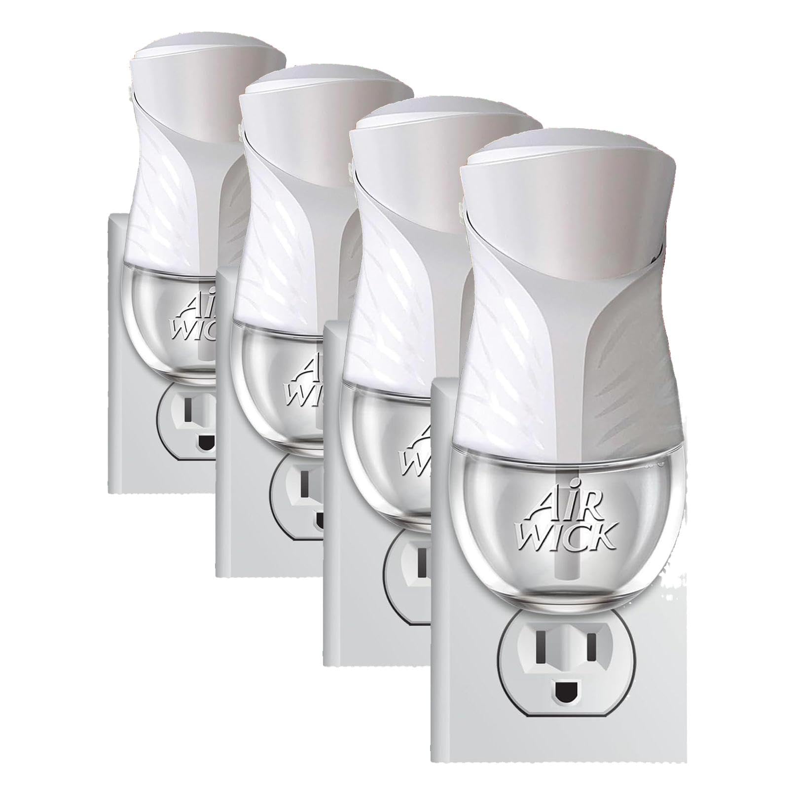 Photo 1 of ***STOCK PHOTO FOR REFERENCE ONLY***Air Wick plug in Scented Oil Warmer, White, 1 Count, Essential Oils, Air Freshener (Pack of 4)