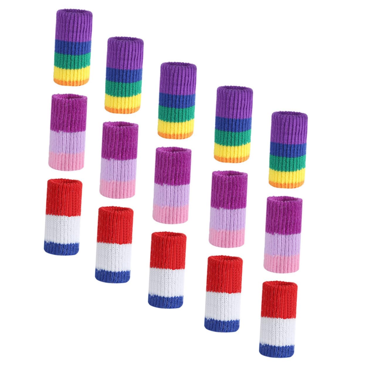 FOMIYES 30Pcs Non Skid Sports Finger Sleeves Elastic Protectors for Basketball and Exercise Comfortable and Breathable Joint Support present for Athletes and Sports Enthusiasts