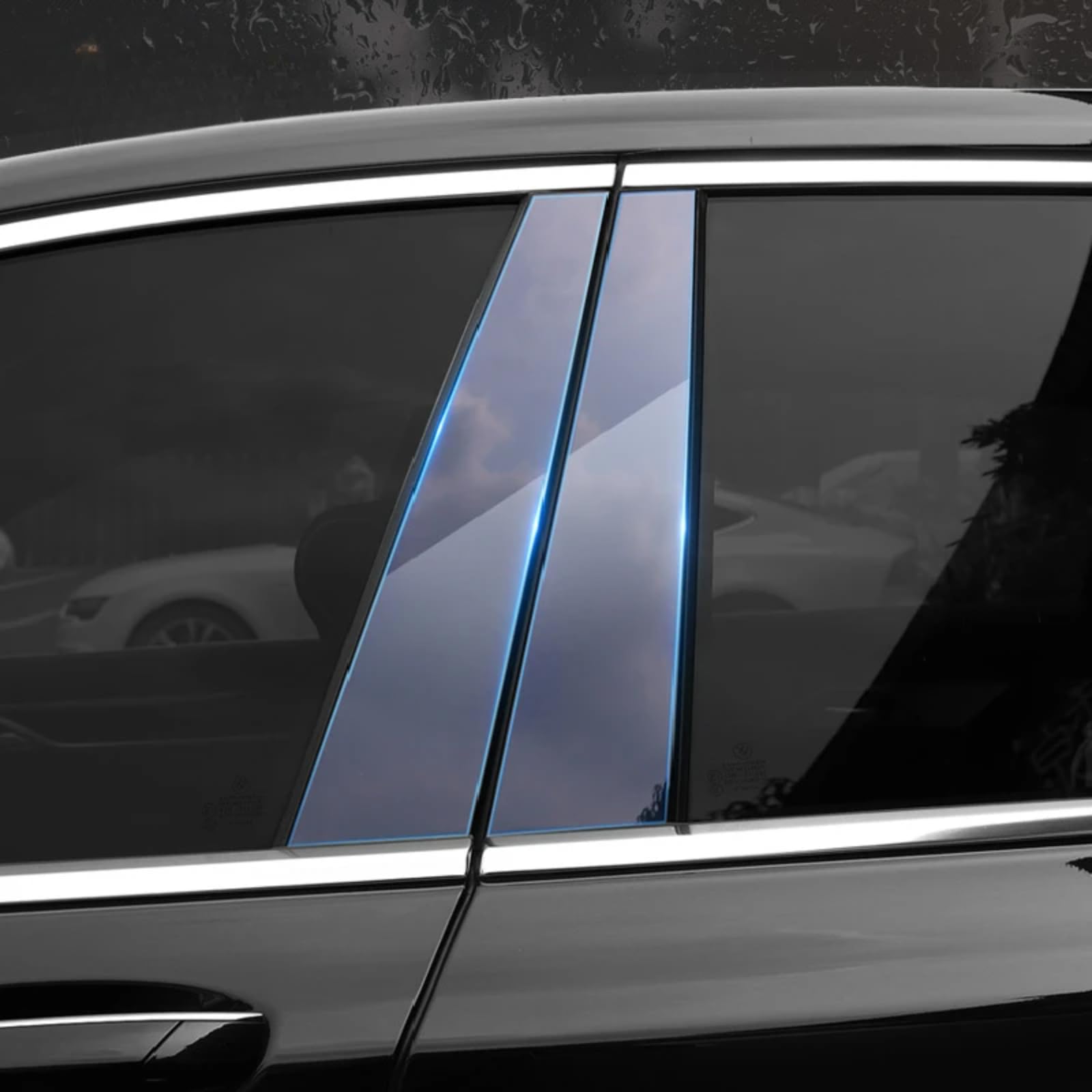 Pellicola protettiva per carrozzeria auto B C per lunotto della finestra con membrana anti-graffio TPU PPF, accessori per BMW X5 G05 2019-2023 (trasparente)