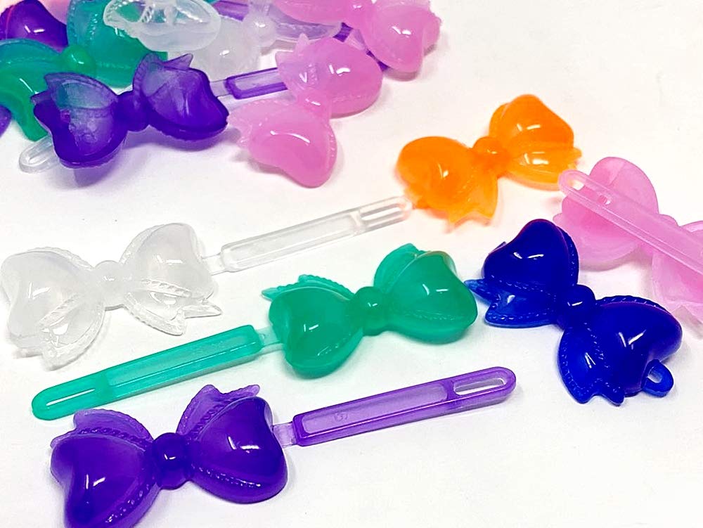 Tara Girls Super Cute Self Hinge Plastic Mulit Design Hair Barrettes Selection (BR52) : Beauty & Personal Care