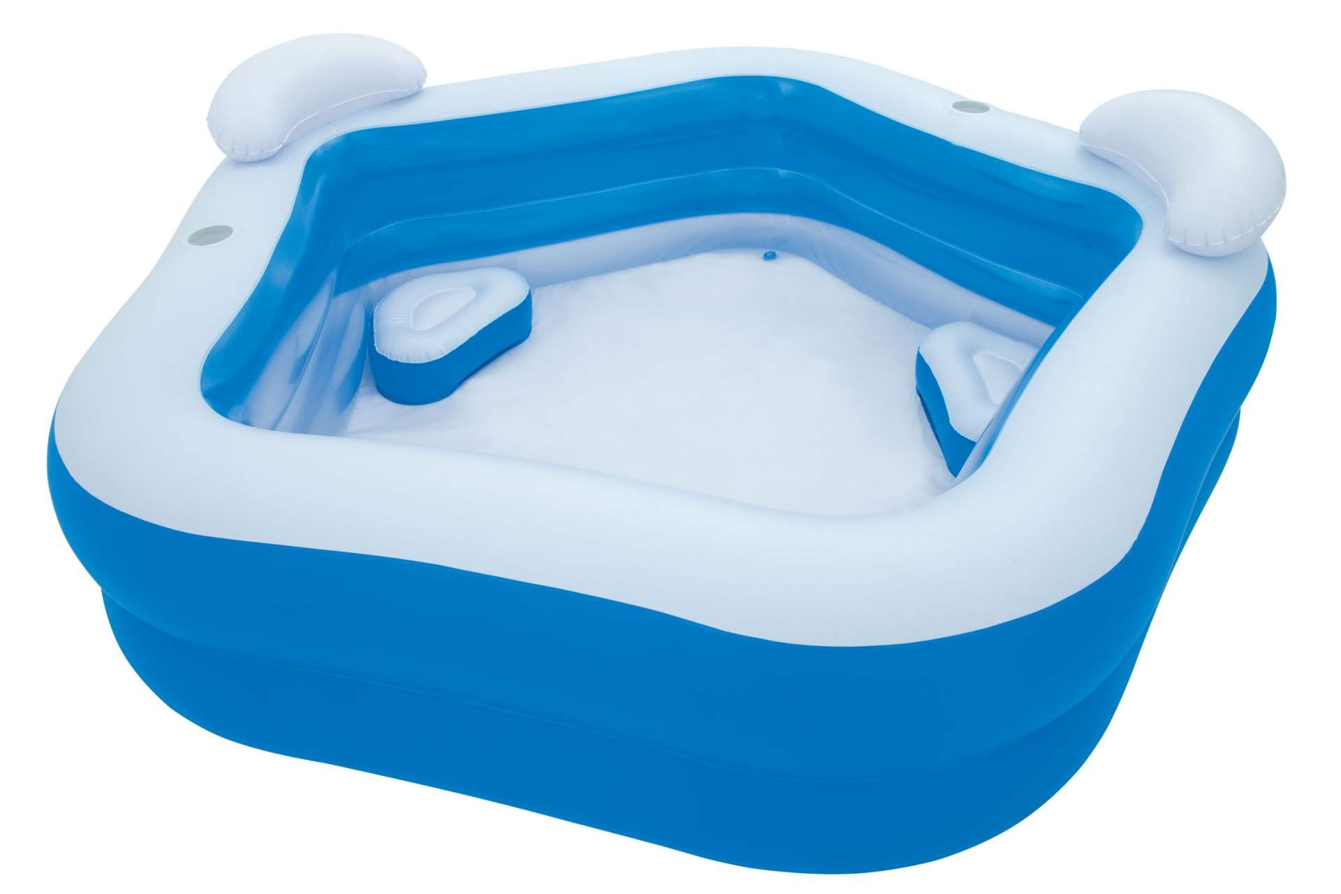 Piscine pour famille bleu azur pour rafraîchir vos étés au jardin