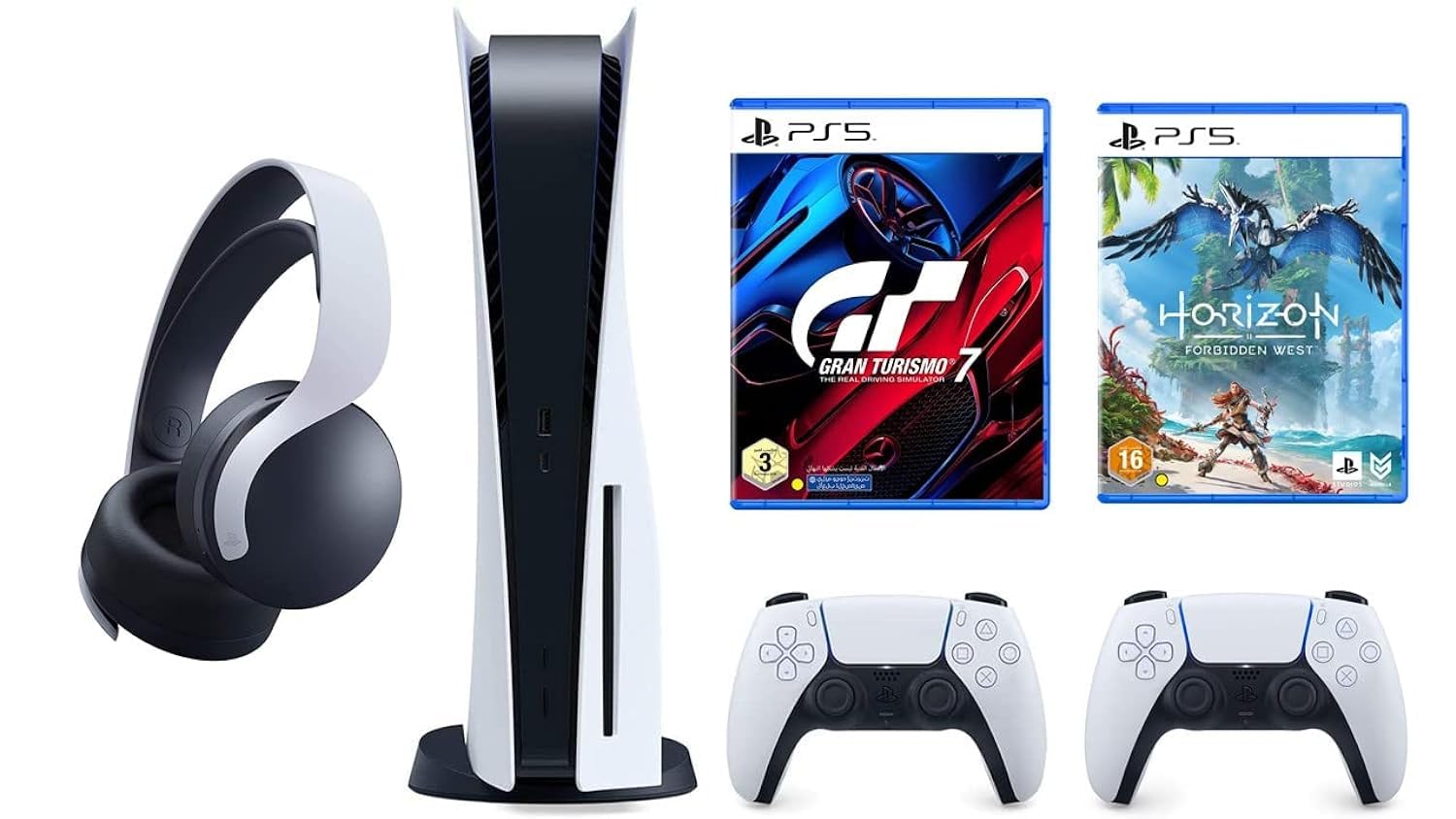 Playstation 5 Disc Console (Ksa Version) With Gran Turismo 7