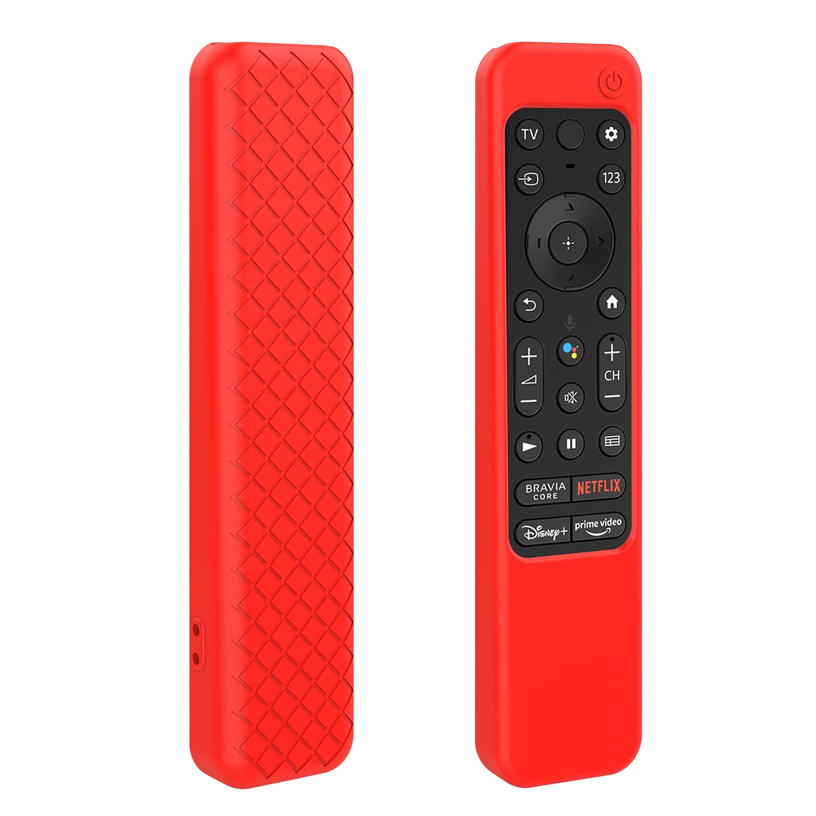 ADDGRIP Silicone Remote Cover Designed for Sony Bravia XR OLED Master Series, x80K 55x80k 80K 65x80k BRAVIA TV Remote Control Shockproof Protective Cover with Loop (Remote Control not Included) - Red (B0CDHFY9WP) Amazon Price History, Amazon Price Tracker