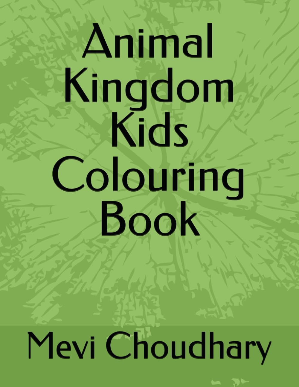 Animal Kingdom Kids Colouring Book