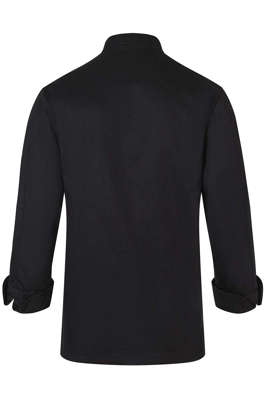 Karlowsky Chaqueta de cocinero Basic negra, talla 4XL