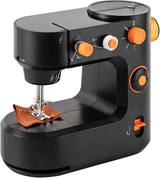 Sewing Machine, Free-Arm, Super Utility Stitch Sewing Machine with Hidden Storage Box,Two Modes Electric Mini sewing machine Automatic Thread Winding and Tangent Line