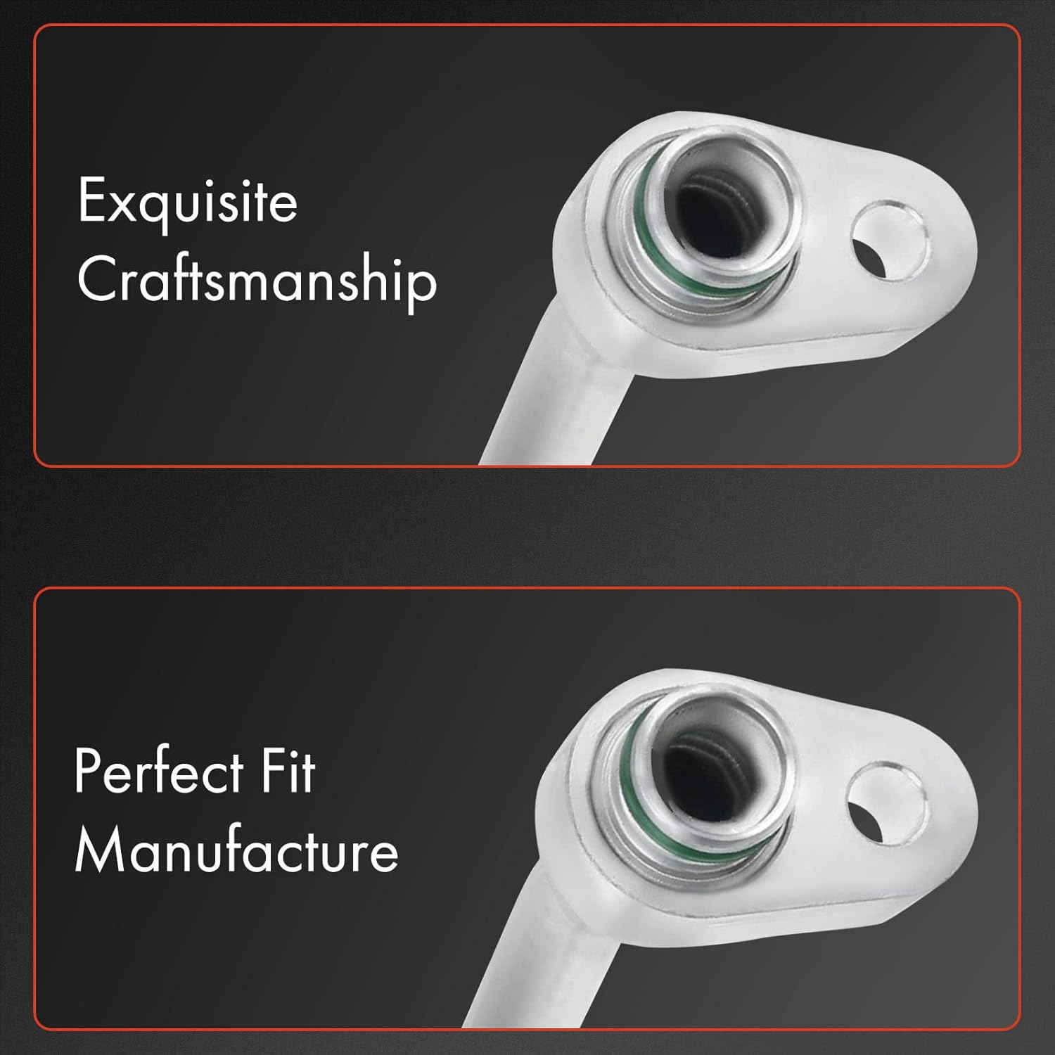 A-Premium A/C Suction and Discharge Hose Assembly Compatible with Toyota RAV4, 2013-2018, 2.5L, Petrol
