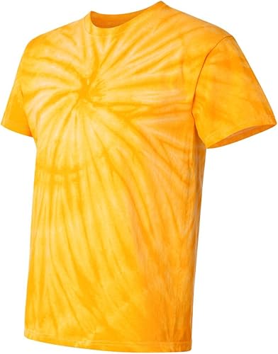 Vista 3 de Gildan tie-dye-cotton vat-dyed Cyclone playera. 67-red