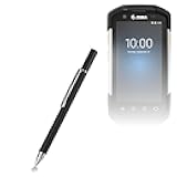 BoxWave Stylus Pen Compatible with Zebra TC77 - FineTouch Capacitive Stylus, Super Precise Stylus Pen - Jet Black