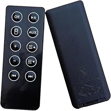 Replacement New Remote Control for Bose SoundDock Portable Digital Music Sound Speaker System N123 & SoundDock 10 AM314136 AM316536 Sounddock Series 2 3 II III Digital Music System