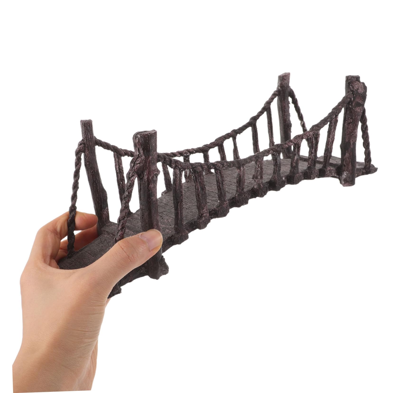 5 Piezas Puentes Miniatura para Jardín de Hadas Decoración de Resina para Acuarios Ornamentos para Paisaje de Peceras Accesorios para Micro Paisajismo Fácil Instalación y Limpieza