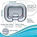 Inflatable Shampoo Basin Portable Shampoo Bowl, Hair Washing Basin for Bedridden, Disabled,Injured, Hair Wash Tubat Home Sink for Elderly,Disabled,Injured