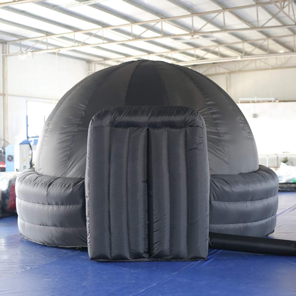 SAYOK Mobile Inflatable Planetarium Projection Dome Tent for School with Air Blower and PVC Floor Mat(Black, 3m/9.84ft