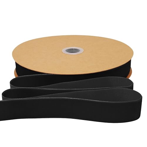 Simplegoal Black Velvet Ribbon 1 Inch × 10 Yards Ribbon for Gift Wrapping Christmas Wreath Bow DIY Sewing Projects - Black - 1 inch*10Yards