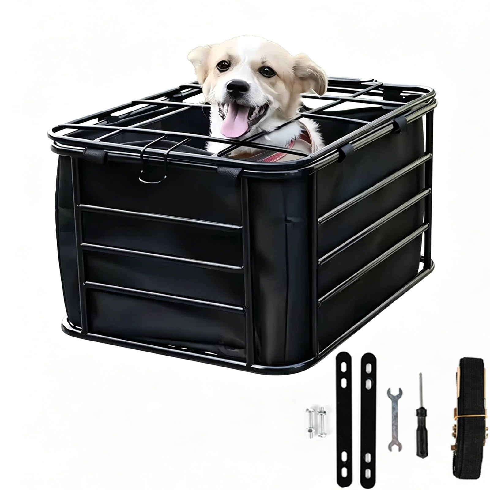 Transportin Perro Pequeño hasta 10 Kg Estructura Metálica Forro Desmontable