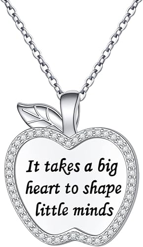 YinShan Collar con colgante de plata esterlina S925 para enfermeramédicopolicíaprofesoryogas para mujer, regalo de joyería de graduación para el día