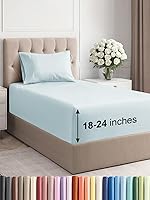 Vista 429 de Extra Deep Pocket Split King Sheets - 5 Piece Breathable & Cooling Bed Sheets - Hotel Luxury Bed Sheet Set - Soft, Wrinkle Free & Comfy - Easily